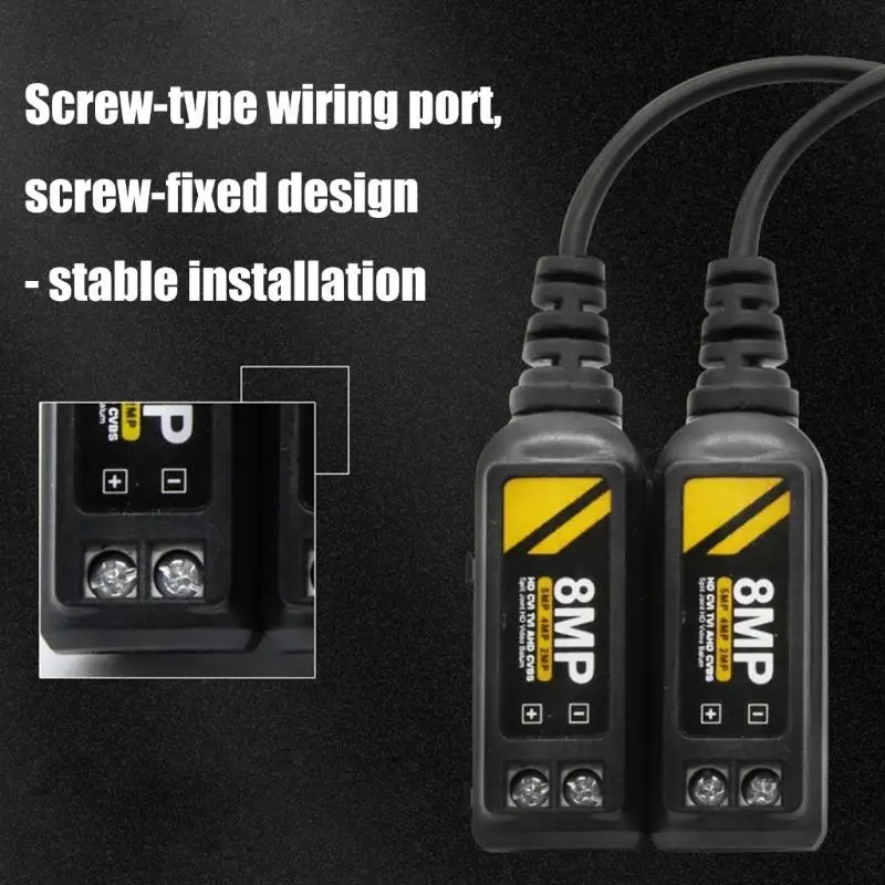 652F Universal Security Camera Adapters Supports 4 Video Format Through Twisted Pair
652F Universal Security Camera Adapters Supports 4 Video Format Through Twisted Pair