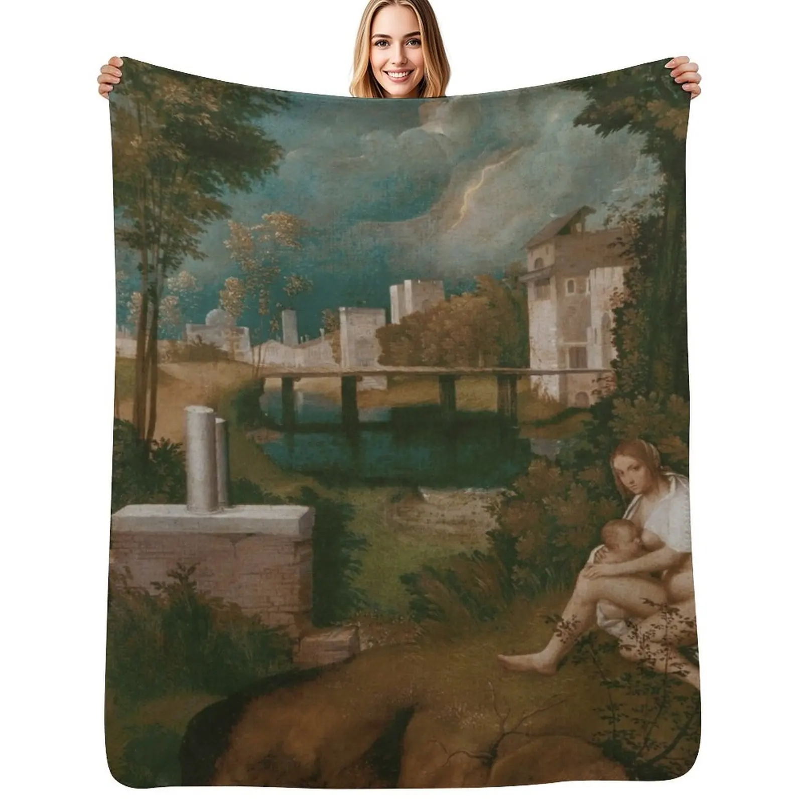 Giorgione The Tempest Throw Blanket Thin Soft Blanket for Summer Night Sleeping
Giorgione The Tempest Throw Blanket Thin Soft Blanket for Summer Night Sleeping