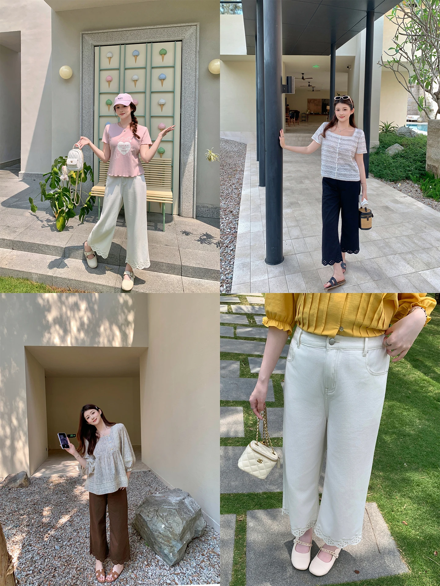 Maxixe plus Size Women's Embroidered Lace Hollow out Denim Pants Summer Loose Slimming Versatile Wide Leg Casual Jeans
Maxixe plus Size Women's Embroidered Lace Hollow out Denim Pants Summer Loose Slimming Versatile Wide Leg Casual Jeans