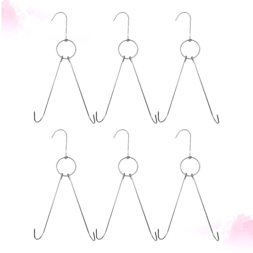 6Pcs StainlessSteelMeatHooks Shaped forHangingRoasting Drying MeatProcessing KitchenTools Storage
6Pcs StainlessSteelMeatHooks Shaped forHangingRoasting Drying MeatProcessing KitchenTools Storage