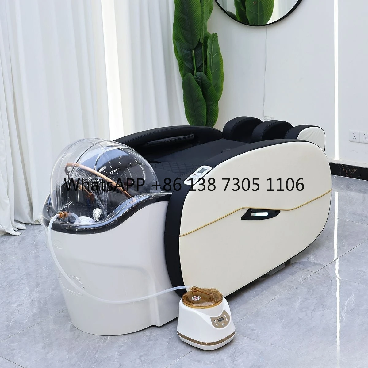 Automatic intelligent electric massage shampoo bed High-end barber shop special head treatment water circulating flushing bed
Automatic intelligent electric massage shampoo bed High-end barber shop special head treatment water circulating flushing bed