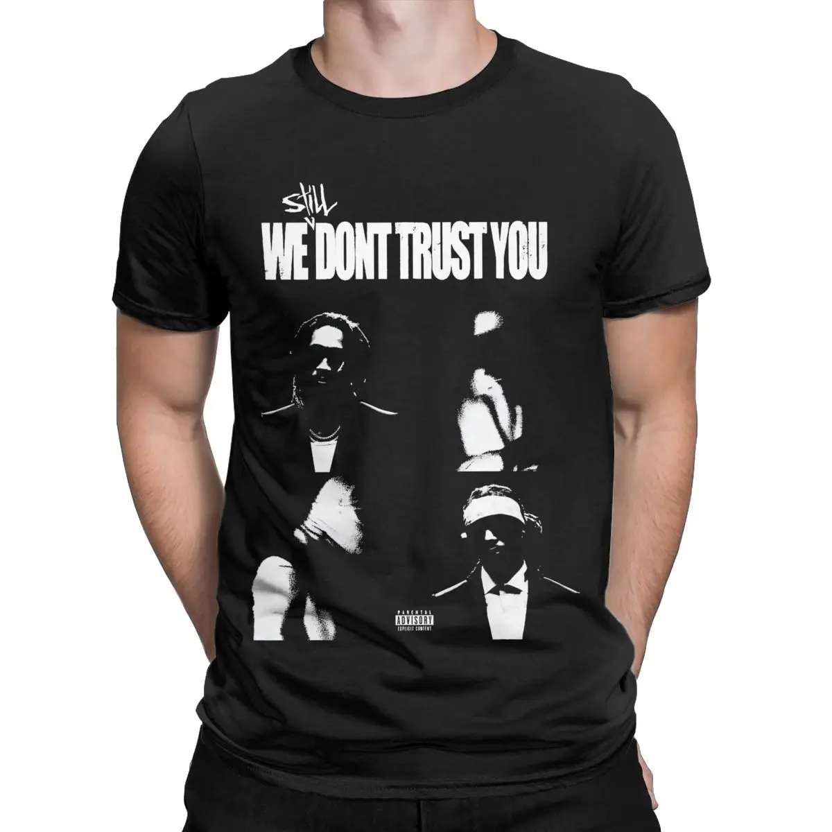 Future X Metro Boomin Rapper Apparel T-Shirt for Men Women Still We Dont Trust You Fashion Cotton Graphic Printing Cloth
Future X Metro Boomin Rapper Apparel T-Shirt for Men Women Still We Dont Trust You Fashion Cotton Graphic Printing Cloth