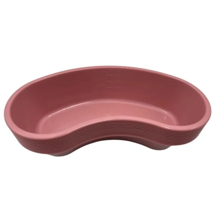 Graduated Kidney Shaped Plastic Emesis Basin, 500 Milliliters, Pack of 12, Rose
Graduated Kidney Shaped Plastic Emesis Basin, 500 Milliliters, Pack of 12, Rose