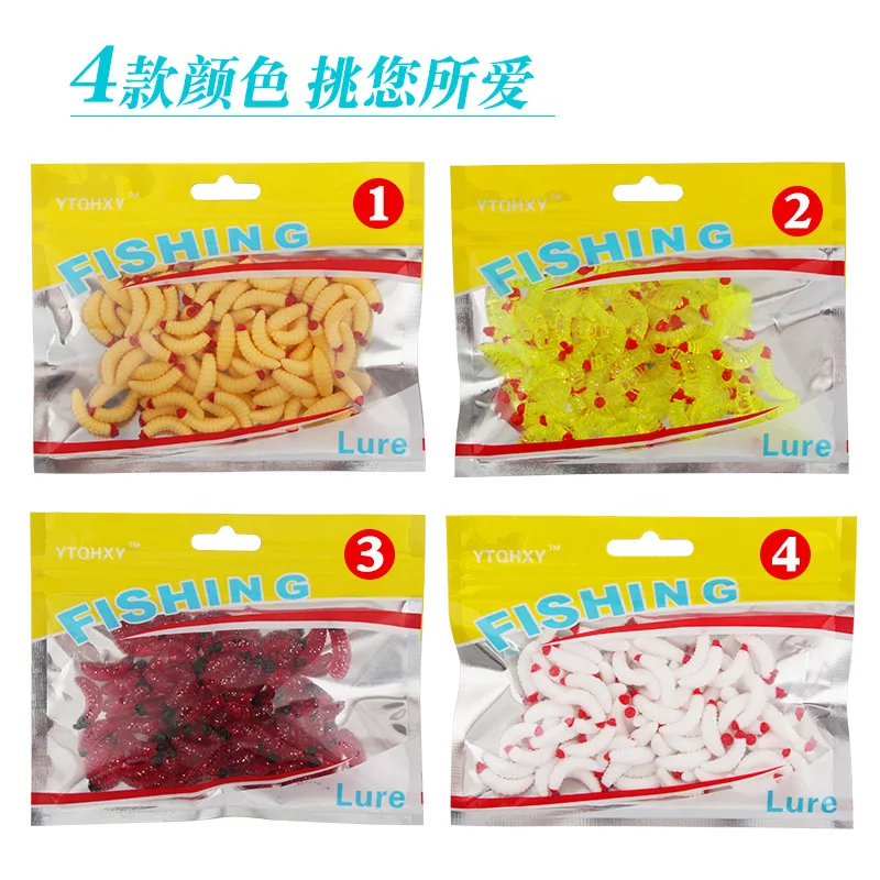 Sea Yolo-Soft Fishing Bait Jig Head, Artificial Fishing Lure, Fake Maggot Bait, Fishing Goods, 2cm, 0.4g, 50Pcs
Sea Yolo-Soft Fishing Bait Jig Head, Artificial Fishing Lure, Fake Maggot Bait, Fishing Goods, 2cm, 0.4g, 50Pcs