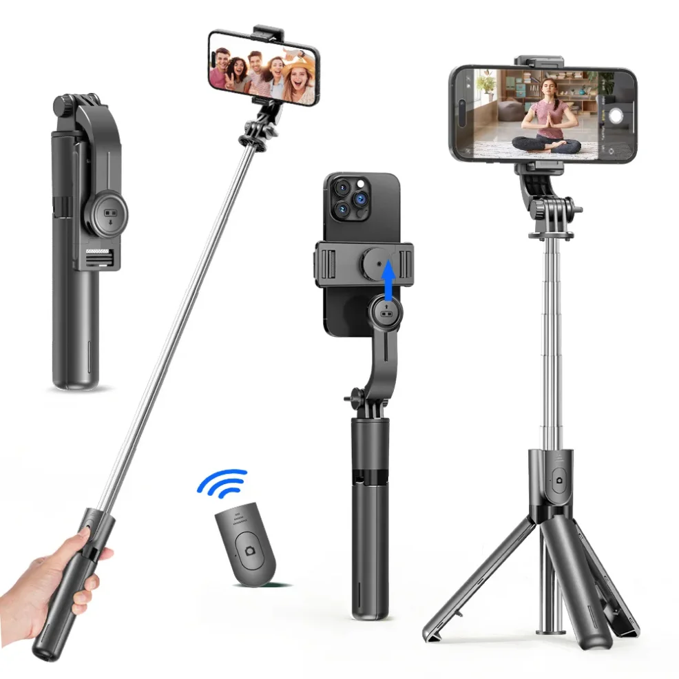 Selfie Stick Tripod with Detachable Bluetooth Remote, 360° Rotation,Extendable Pole, Fill Light Option, for iPhone Android Phone
Selfie Stick Tripod with Detachable Bluetooth Remote, 360° Rotation,Extendable Pole, Fill Light Option, for iPhone Android Phone