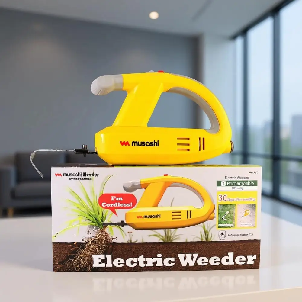 Cushioned Electric Weeder with Yellow Handle
Cushioned Electric Weeder with Yellow Handle
