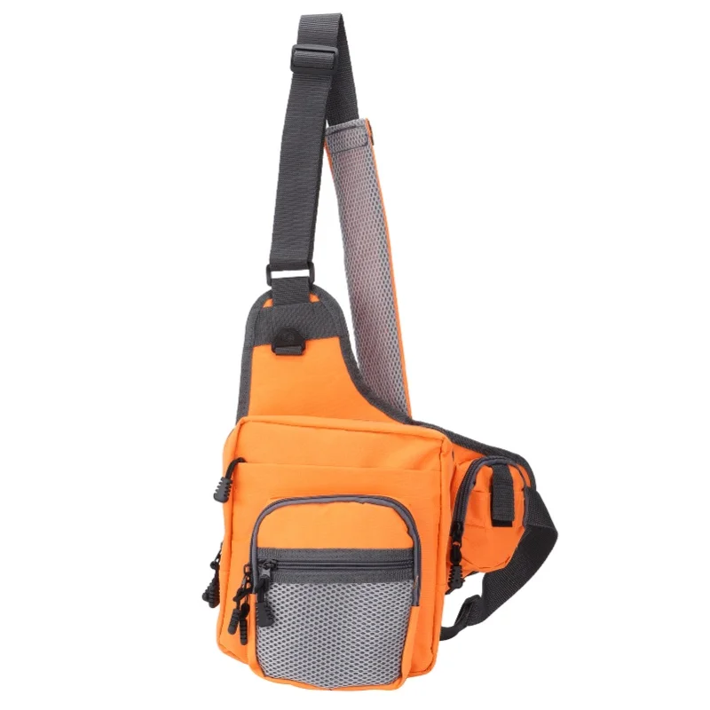 Polyester Multifunctional Fishing Tackle Crossbody Bag With Adjustable Shoulder Straps(Orange )
Polyester Multifunctional Fishing Tackle Crossbody Bag With Adjustable Shoulder Straps(Orange )