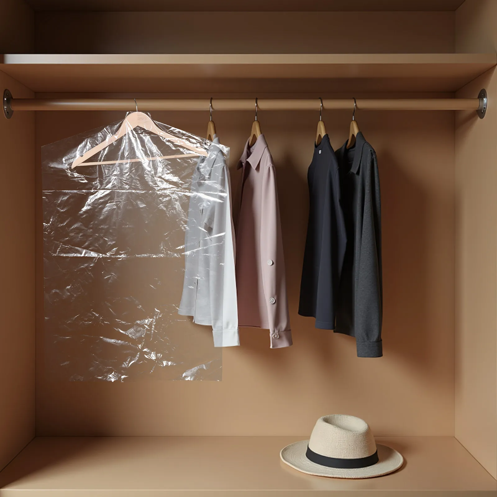 20Pcs Clear Garment Bags for Hanging Clothes Extra Long 35.43x23.62in Dustproof Clothing Protector Covers for Dress Suit Storage
20Pcs Clear Garment Bags for Hanging Clothes Extra Long 35.43x23.62in Dustproof Clothing Protector Covers for Dress Suit Storage