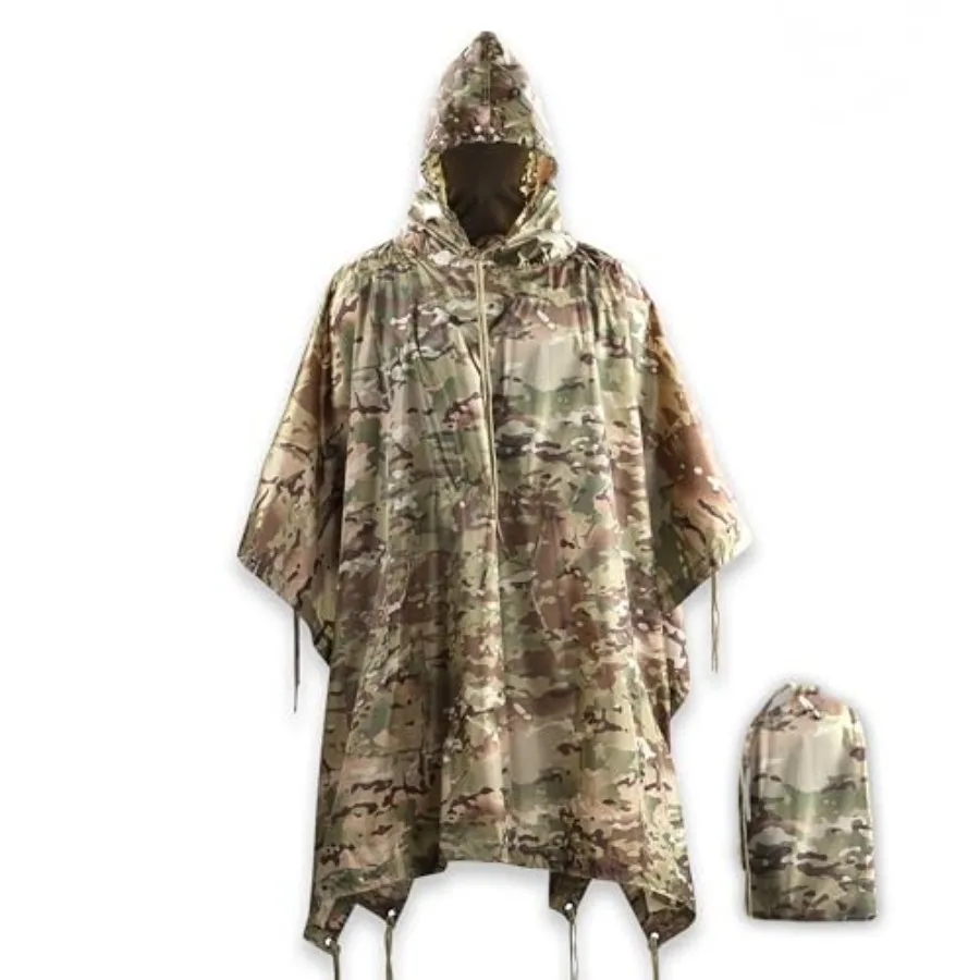 M-Tac Tactical Rain Poncho - Army Military Poncho Shelter - Waterproof Ripstop Camping Hiking Outdoor Hunting Rain Ponchos
M-Tac Tactical Rain Poncho - Army Military Poncho Shelter - Waterproof Ripstop Camping Hiking Outdoor Hunting Rain Ponchos