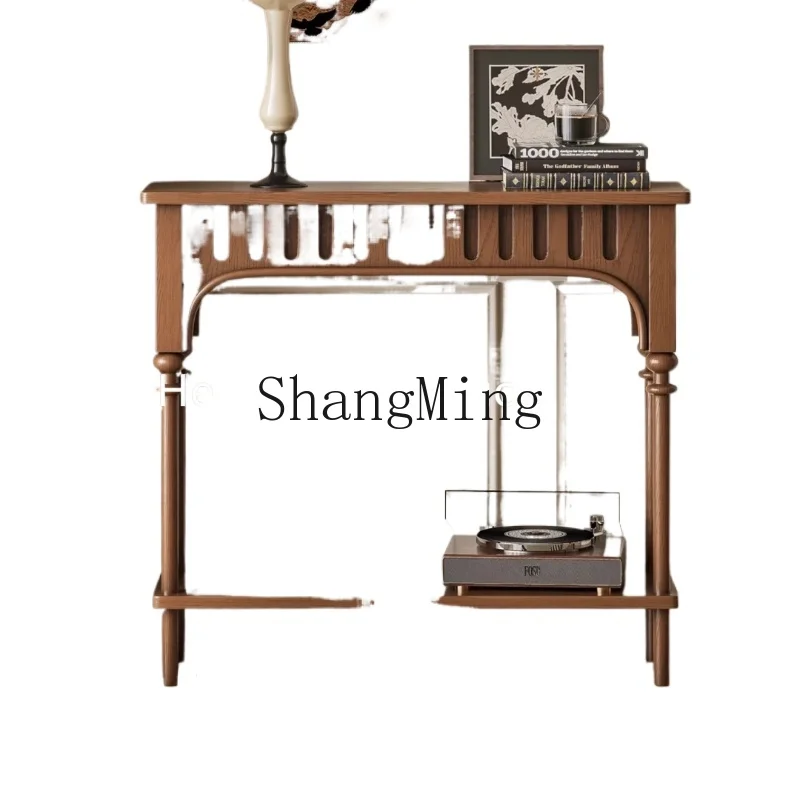 ZYH medieval style entrance entrance table side cabinet retro solid wood high foot against the wall entrance cabinet
ZYH medieval style entrance entrance table side cabinet retro solid wood high foot against the wall entrance cabinet