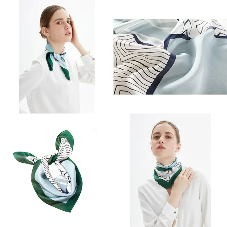 MEISEE Mulberry Silk Scarfs Women Small Square Scarf 21 x 21 Breathable Lightweight Neckerchief Headscarf
MEISEE Mulberry Silk Scarfs Women Small Square Scarf 21 x 21 Breathable Lightweight Neckerchief Headscarf