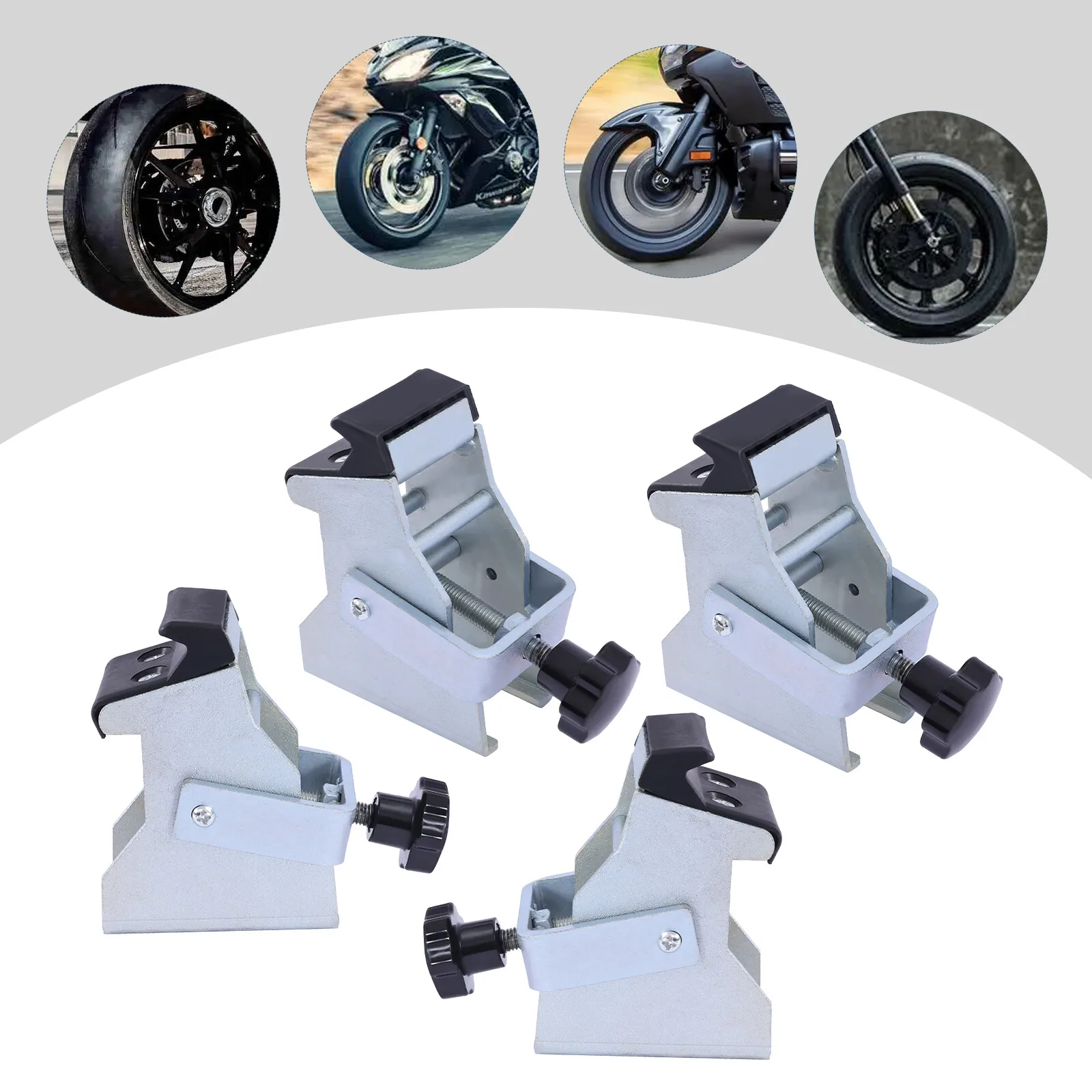 ATV Wheel Rim Adapter (4Pcs) - Fits Motorcycle Tire Changer Machines, Scratch-Free Clamp Tool
ATV Wheel Rim Adapter (4Pcs) - Fits Motorcycle Tire Changer Machines, Scratch-Free Clamp Tool