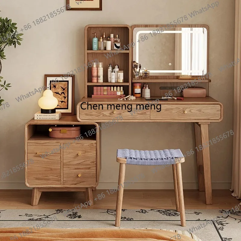 Элитные туалетные столики из массива дерева с телескопическим шкафом для хранения, зеркалом и подсветкой, простая интегрированная мебель JTM
Элитные туалетные столики из массива дерева с телескопическим шкафом для хранения, зеркалом и подсветкой, простая интегрированная мебель JTM