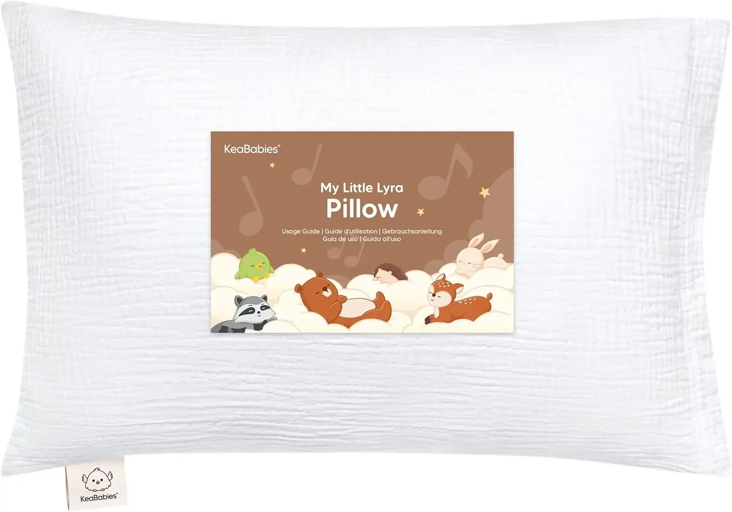 Soft Organic Cotton Toddler Pillow 13x18 for Sleeping, Travel, and Kids Age 2-5 with Breathable Muslin Case
Soft Organic Cotton Toddler Pillow 13x18 for Sleeping, Travel, and Kids Age 2-5 with Breathable Muslin Case