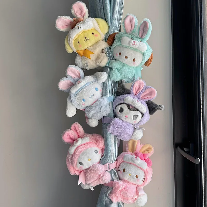 Kawaii Sanrio Plush Curtain Tieback & Car Decoration Cute Bunny Cinnamoroll Kuromi Hello Kitty Car Seat Headrest Ornament Gift
Kawaii Sanrio Plush Curtain Tieback & Car Decoration Cute Bunny Cinnamoroll Kuromi Hello Kitty Car Seat Headrest Ornament Gift