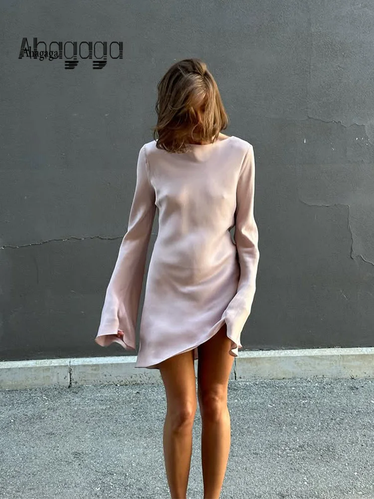 Ahagaga Fashion Women Dresses Solid Casual O-Neck Regular Long Full Sleeves Sheath Bodycon Basic Slim Fit Female Vestidos Robes
Ahagaga Fashion Women Dresses Solid Casual O-Neck Regular Long Full Sleeves Sheath Bodycon Basic Slim Fit Female Vestidos Robes