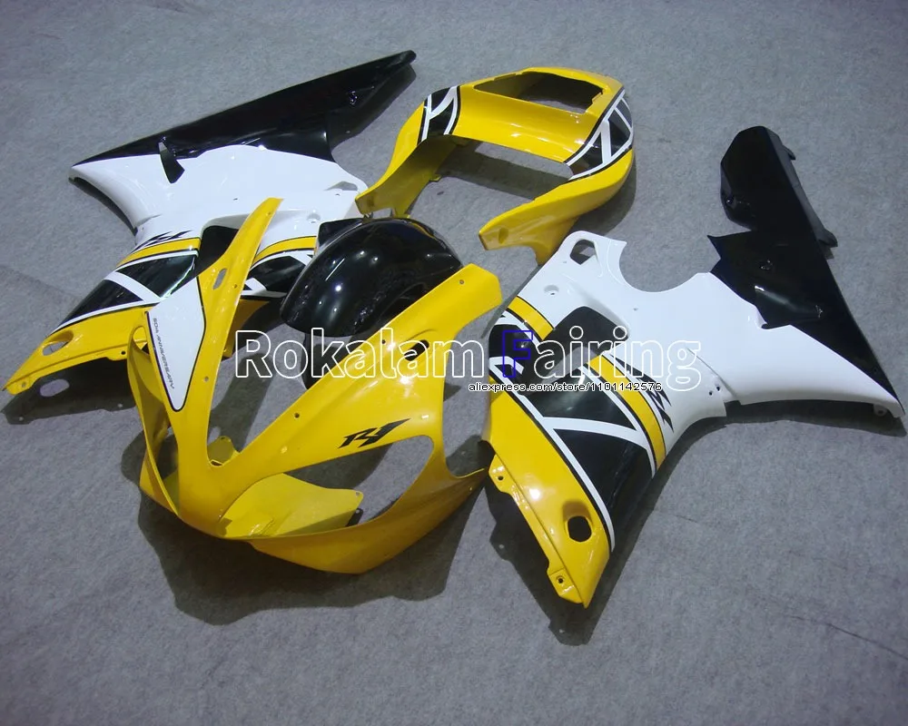 Cowling For Yamaha YZF1000 R1 2000 2001 YZF R1 YZF-R1 YZF R1 Yellow Black White motorbike Fairing (Injection molding)
Cowling For Yamaha YZF1000 R1 2000 2001 YZF R1 YZF-R1 YZF R1 Yellow Black White motorbike Fairing (Injection molding)
