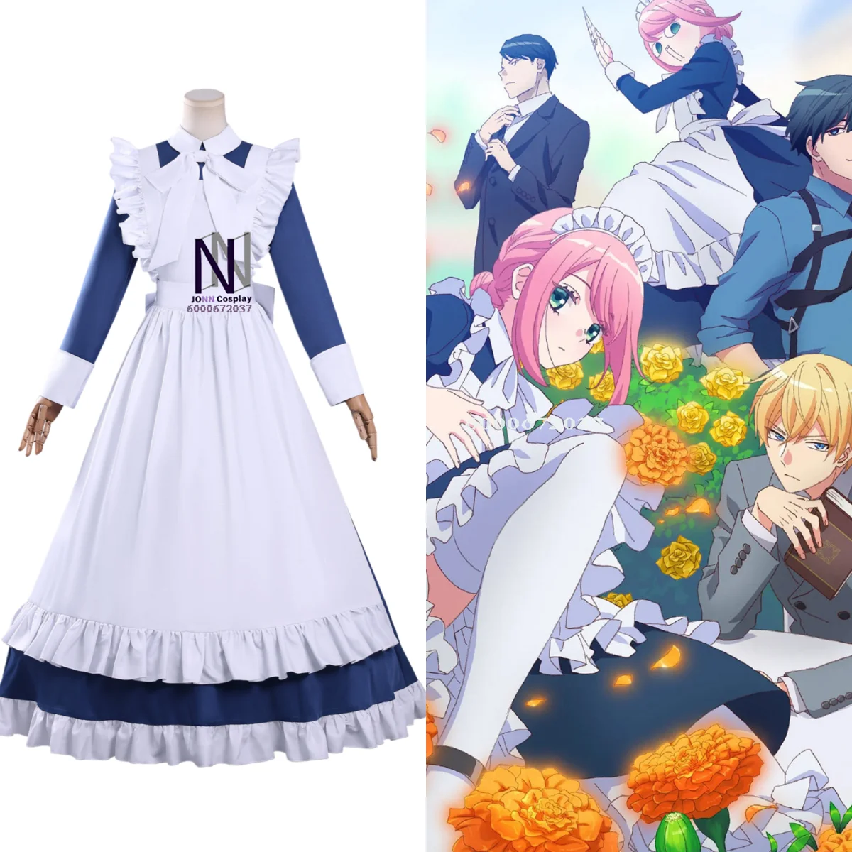 Popular Mechanical Marie Cosplay Costume Anime Marie Role Playing Outfit Blue and White Maid Dress for Women Comic Con Party
Popular Mechanical Marie Cosplay Costume Anime Marie Role Playing Outfit Blue and White Maid Dress for Women Comic Con Party