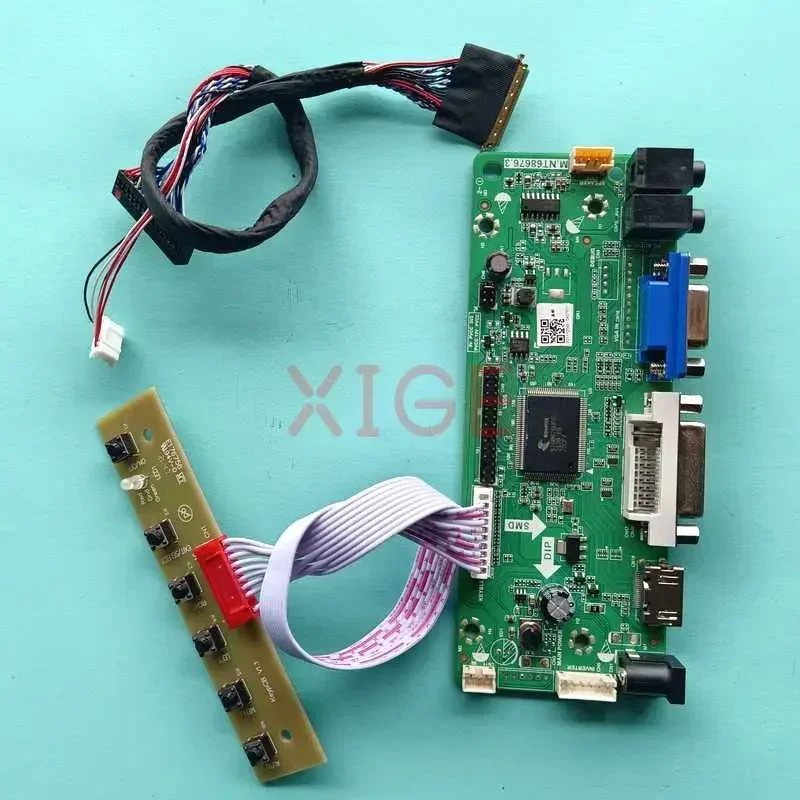 For N156O6-L01/L02 B156RW01 V0/V1 Controller Driver Board 1600x900 LVDS 40Pin Laptop Panel DVI VGA 15.6" HDMI-Compatible DIY Kit
For N156O6-L01/L02 B156RW01 V0/V1 Controller Driver Board 1600x900 LVDS 40Pin Laptop Panel DVI VGA 15.6" HDMI-Compatible DIY Kit