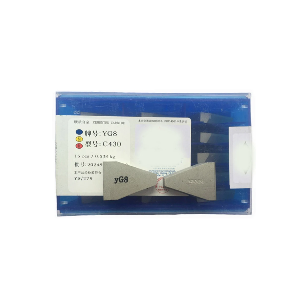 100% Original YC35/YC45/YD15/YG3/YG6/YG6A/YG8/YS2T/YS30/YS8/YT14/YT15/YT5/YW1/YW2 C430 Alloy Welding Blades
100% Original YC35/YC45/YD15/YG3/YG6/YG6A/YG8/YS2T/YS30/YS8/YT14/YT15/YT5/YW1/YW2 C430 Alloy Welding Blades
