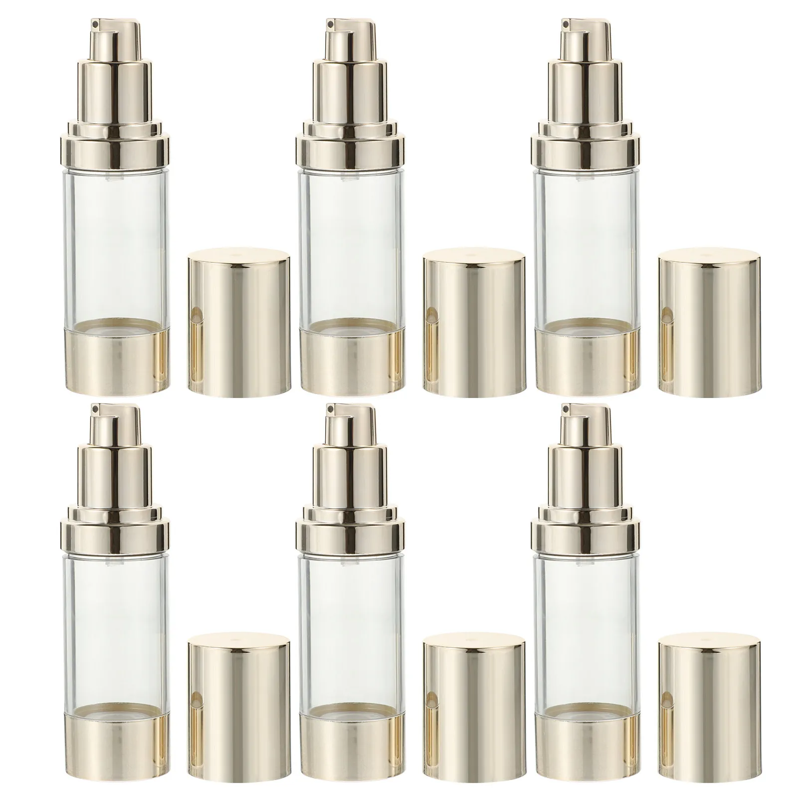 6Pcs Small Lightweight Leak Proof Refillable Pump Bottles Empty Containers for Face Toner Gel Lotion Shampoo Travel
6Pcs Small Lightweight Leak Proof Refillable Pump Bottles Empty Containers for Face Toner Gel Lotion Shampoo Travel