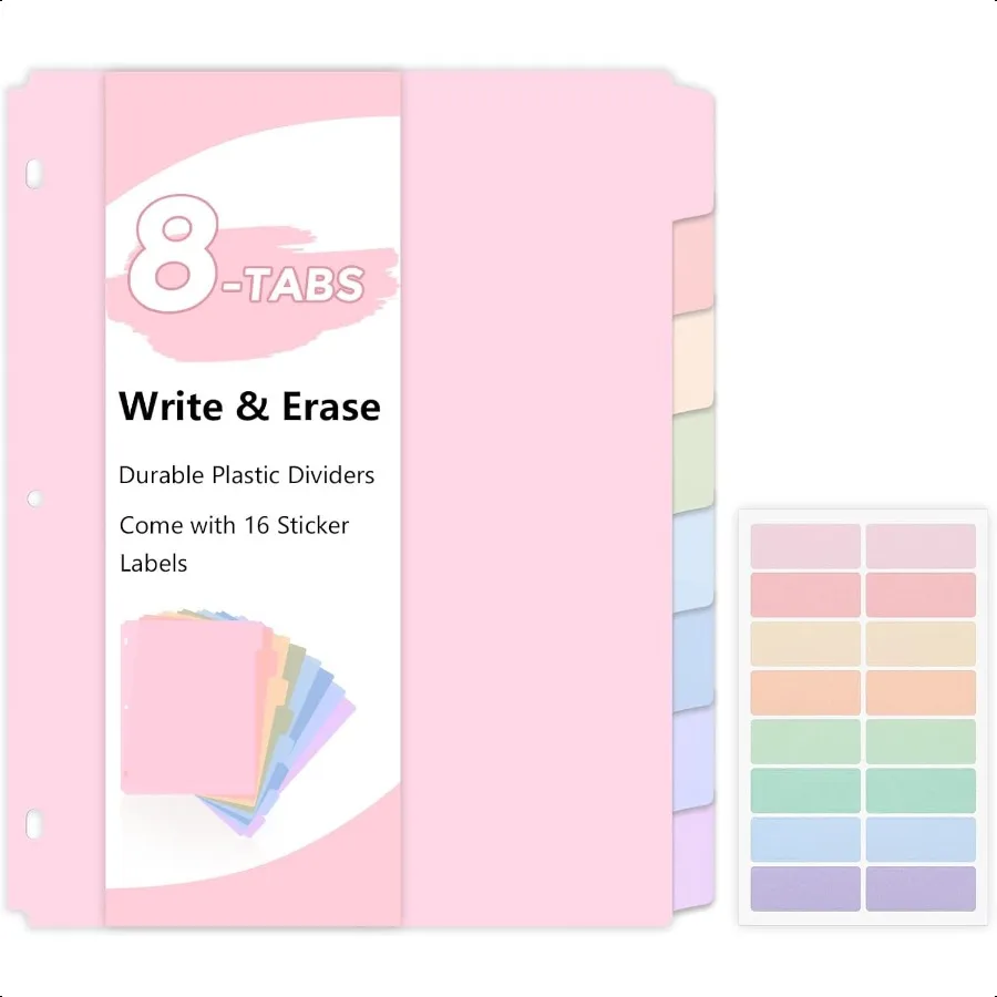 Прочные пластиковые разделители на 8 планшетов. Разделители с большими вкладками для 3-х кольцевых переплетов. Разделители с 3 кольцами и вкладками с наклейкой.
Прочные пластиковые разделители на 8 планшетов. Разделители с большими вкладками для 3-х кольцевых переплетов. Разделители с 3 кольцами и вкладками с наклейкой.