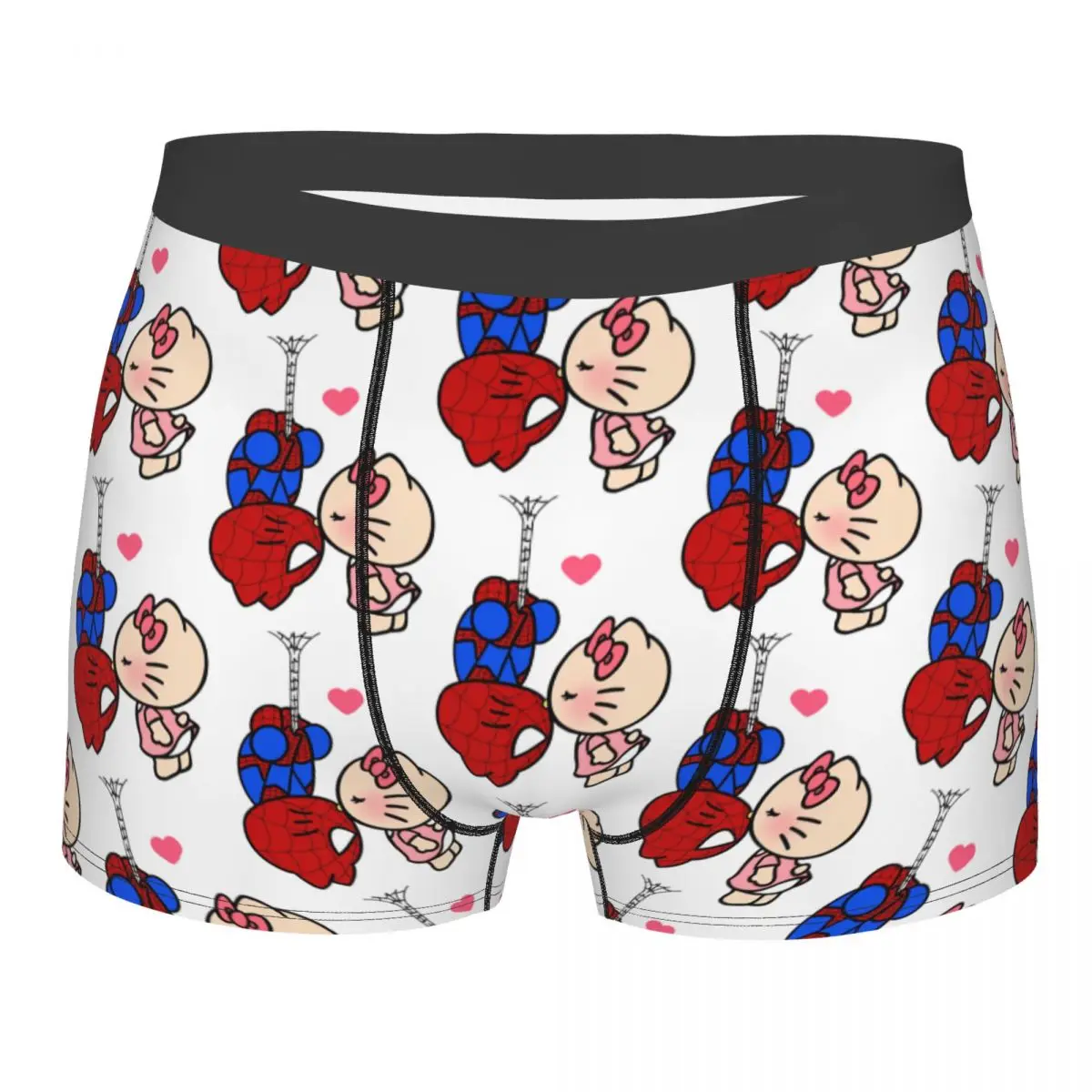 Мужское нижнее белье Hello Kitty Spiderman Kiss, трусы-боксеры, шорты, дышащие трусы с юмором для мужчин, большие размеры
Мужское нижнее белье Hello Kitty Spiderman Kiss, трусы-боксеры, шорты, дышащие трусы с юмором для мужчин, большие размеры