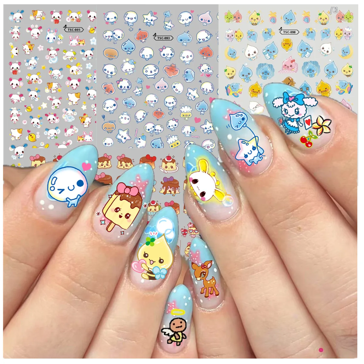 TSC-019 pudding Yellow bean Angel Blue seal ネイルシール Tomagotchi 3d Nail sticker Nails Decal Water dropl
TSC-019 pudding Yellow bean Angel Blue seal ネイルシール Tomagotchi 3d Nail sticker Nails Decal Water dropl