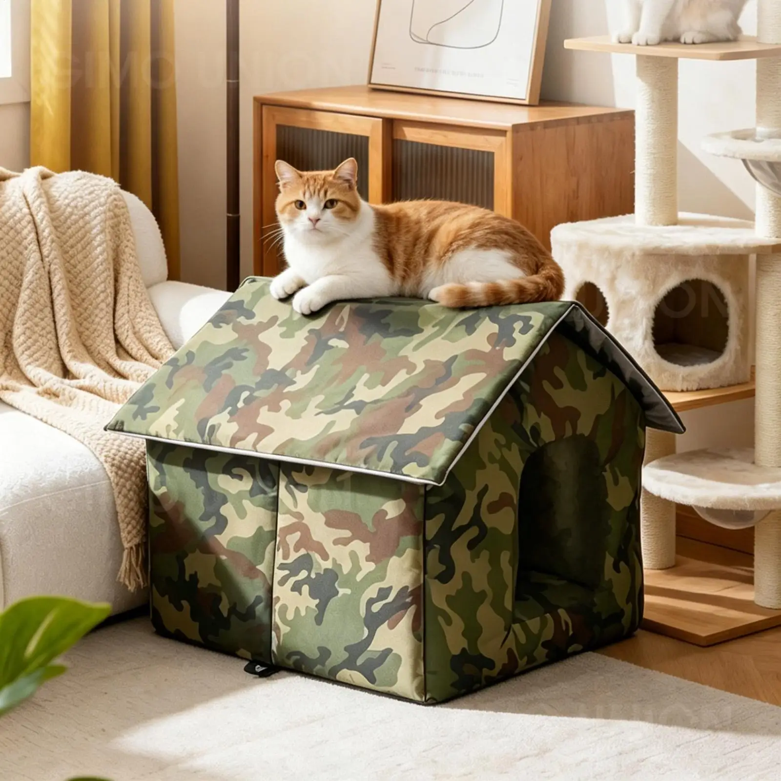 Summer Cat House Foldable Thermal Insulation With Ice Packs Cooling Outdoor Cat House For Kitten Puppy Dog Living Room Balcony
Summer Cat House Foldable Thermal Insulation With Ice Packs Cooling Outdoor Cat House For Kitten Puppy Dog Living Room Balcony