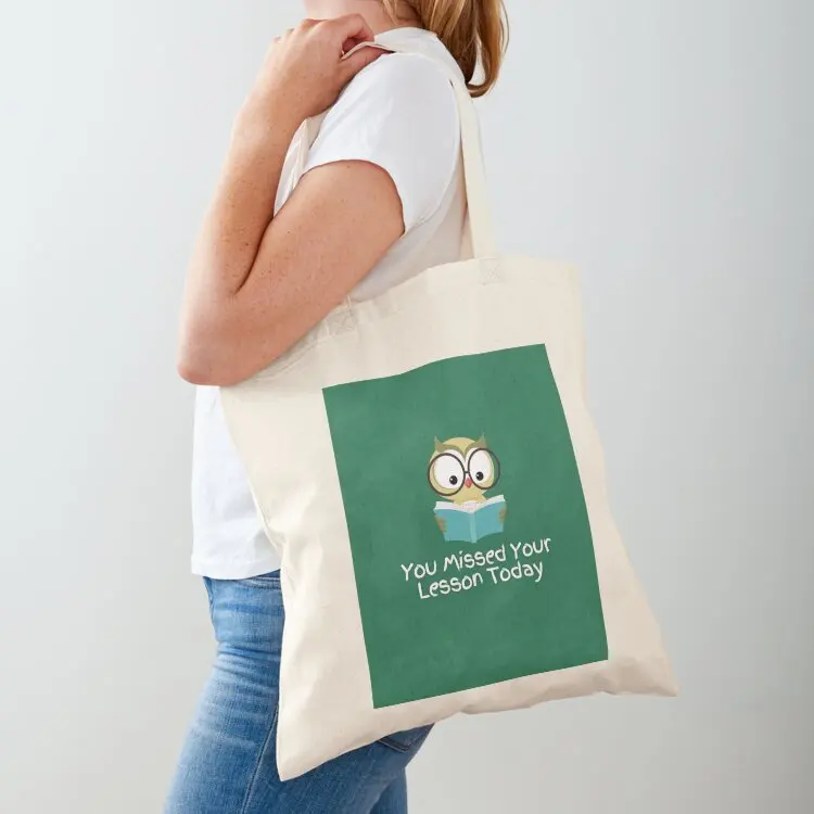 You Missed Your Lesson Today Graphic Tote Bag Reusable bags university shopper bag Canvas shoulder bag female
You Missed Your Lesson Today Graphic Tote Bag Reusable bags university shopper bag Canvas shoulder bag female