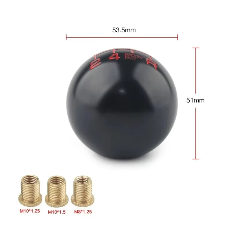 Hot For Honda Acura/TOYOTA/NISSAN Style Black 6 Speed M10X1.5/M10X1.25/M8X1.25 Gear Shift Knob
Hot For Honda Acura/TOYOTA/NISSAN Style Black 6 Speed M10X1.5/M10X1.25/M8X1.25 Gear Shift Knob