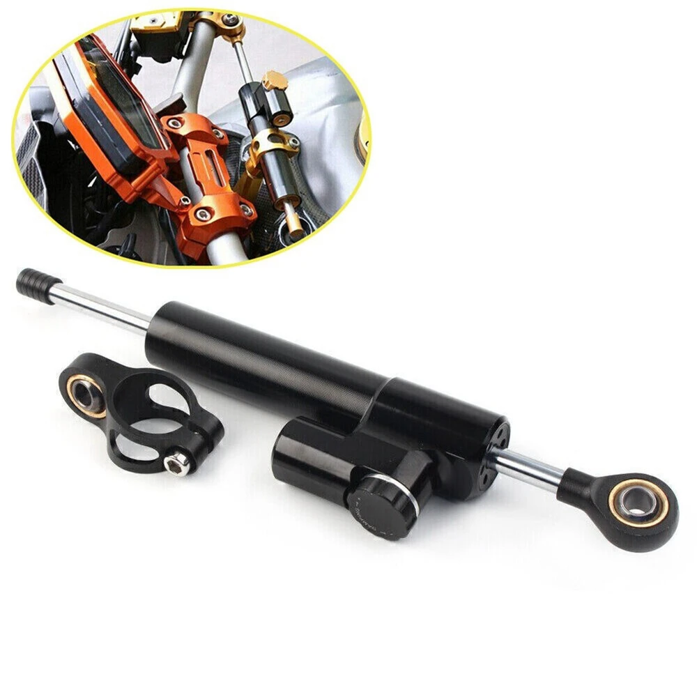 Universal Motorcycle Adjustable Steering Damper Stabilizer Linear Reversed Safe Control For Yamaha Honda BMW Kawasaki
Universal Motorcycle Adjustable Steering Damper Stabilizer Linear Reversed Safe Control For Yamaha Honda BMW Kawasaki