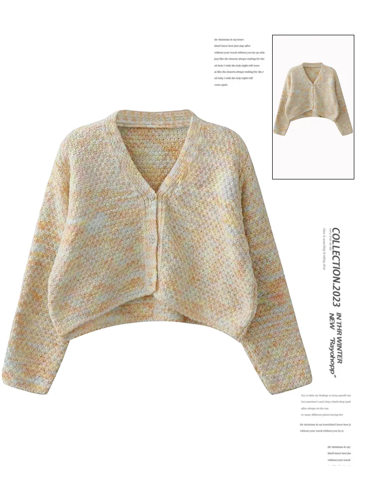 Women's Yellow Cardigan Knitted Sweater Harajuku Y2k Long Sleeves V-Neck Sweater Jumper 90s Vintage 2000s Aesthetic Clothes 2024
Women's Yellow Cardigan Knitted Sweater Harajuku Y2k Long Sleeves V-Neck Sweater Jumper 90s Vintage 2000s Aesthetic Clothes 2024
