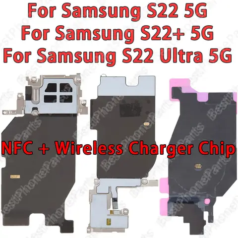 NFC Antenna Wireless Charging For Samsung Galaxy S22 Ultra S22+ Plus 5G Phone New Back NFC Loud Speaker Repair Parts