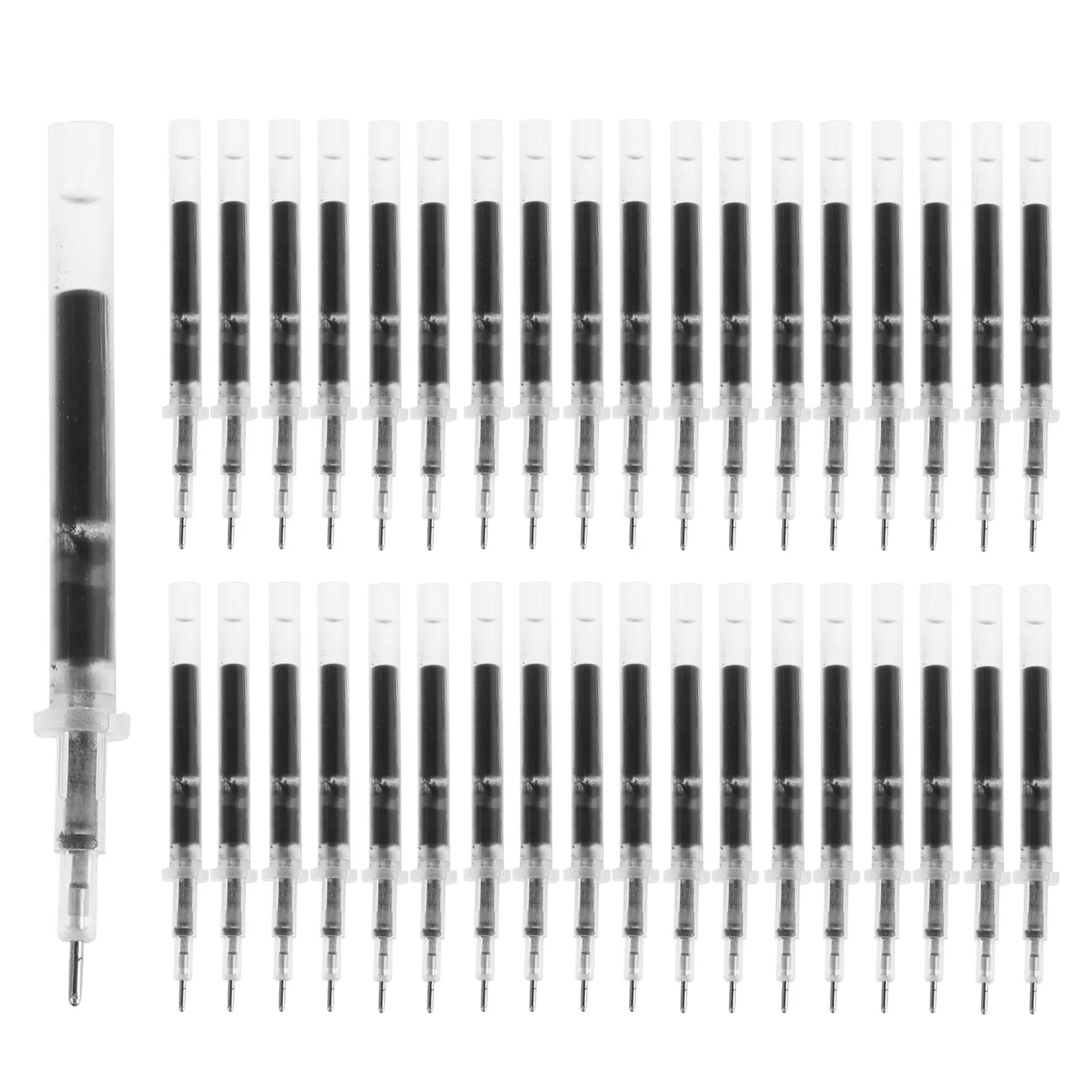 200Pcs Short Gel Pen Refills Black Ink 0.5mm Fine Tip Replacement for Mini Pens Sandglass Glitter Flowing Pens
200Pcs Short Gel Pen Refills Black Ink 0.5mm Fine Tip Replacement for Mini Pens Sandglass Glitter Flowing Pens