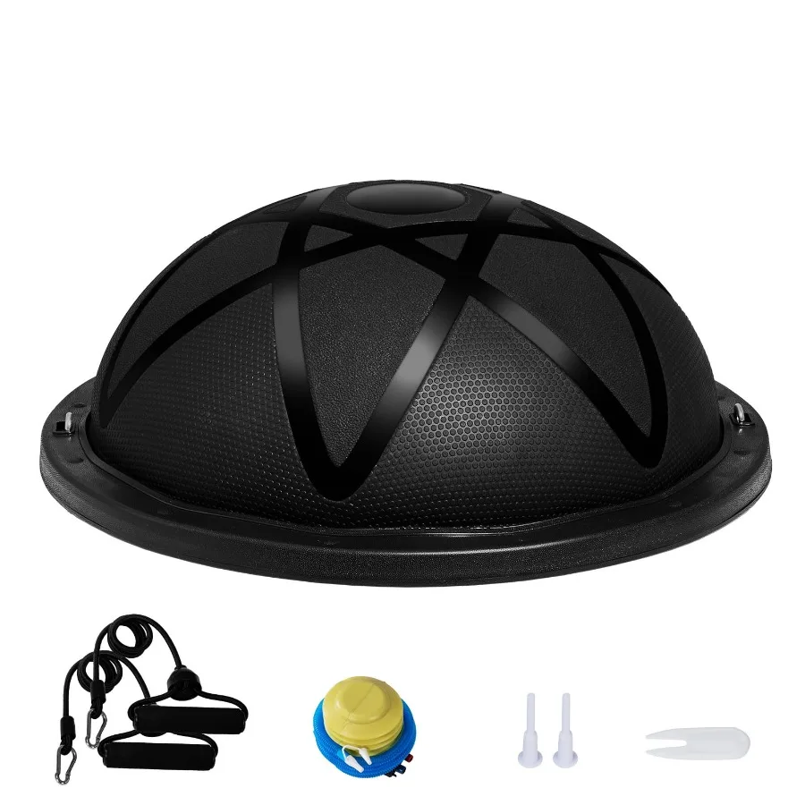 Фитнес-шар Semi Workout Sphere 23 дюйма, сферический тренажер с нагрузкой до 660 фунтов, шар для йоги с эспандерами и насосом
Фитнес-шар Semi Workout Sphere 23 дюйма, сферический тренажер с нагрузкой до 660 фунтов, шар для йоги с эспандерами и насосом