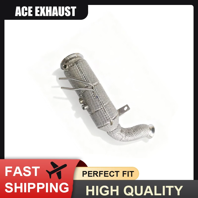 ACE Performance Exhaust Pipe for Audi A4/A5/Q5 B9 2.0T High Flow Cat Downpipe with Heat Shield SUS304 Quality Exhaust Systems
ACE Performance Exhaust Pipe for Audi A4/A5/Q5 B9 2.0T High Flow Cat Downpipe with Heat Shield SUS304 Quality Exhaust Systems