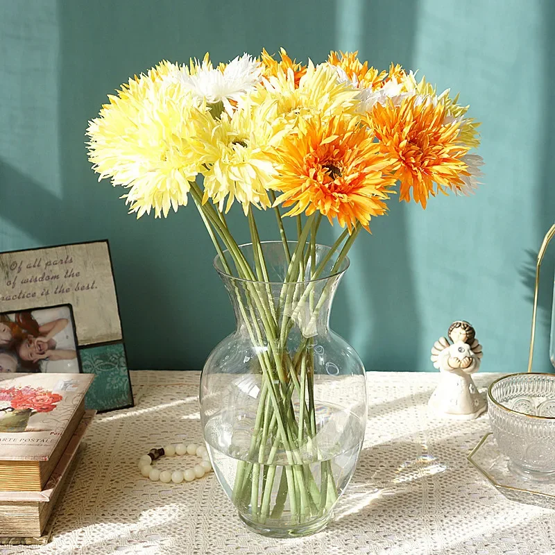 44cm Artificial Flower Brushed Gerbera Home Wedding Photography Decorative Floral Flowers Simulation Flowers Fake Flowers
44cm Artificial Flower Brushed Gerbera Home Wedding Photography Decorative Floral Flowers Simulation Flowers Fake Flowers