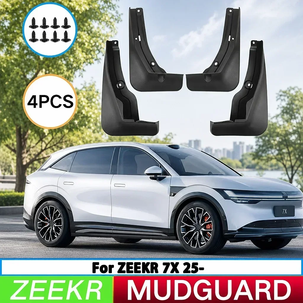 For Zeekr 7X 2025 Car Tire Fender Splash Guard Front Rear Wheel Mud Flaps 4Pcs
For Zeekr 7X 2025 Car Tire Fender Splash Guard Front Rear Wheel Mud Flaps 4Pcs