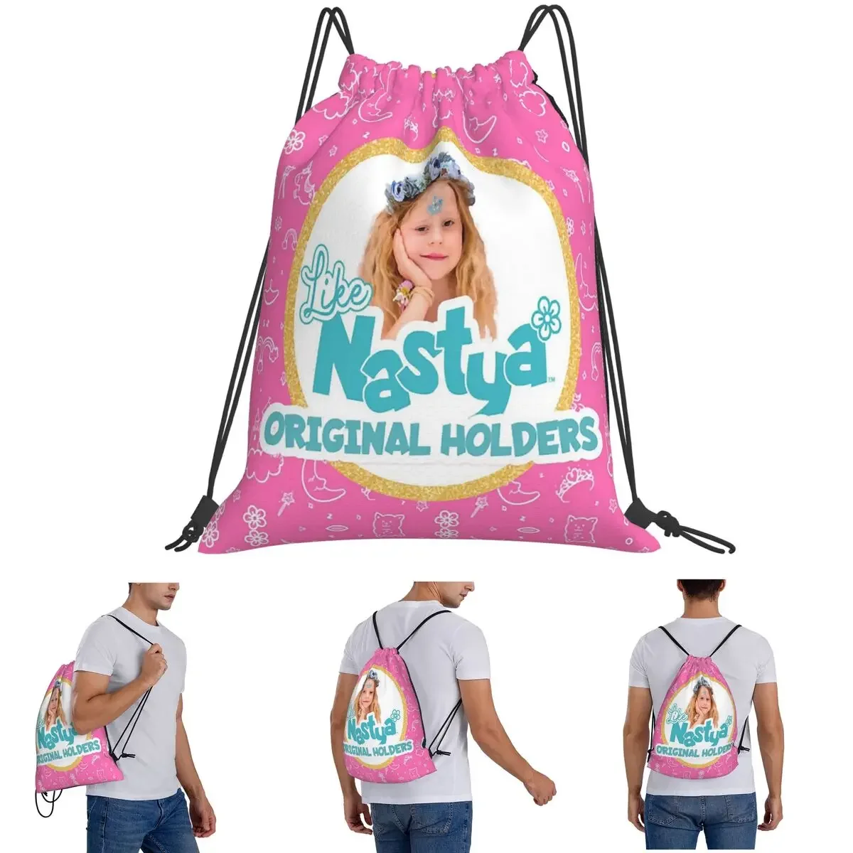 Прекрасные рюкзаки Like Nastya, модные портативные карманные спортивные сумки на шнурке, сумки для книг для мужчин и женщин, школьные
Прекрасные рюкзаки Like Nastya, модные портативные карманные спортивные сумки на шнурке, сумки для книг для мужчин и женщин, школьные