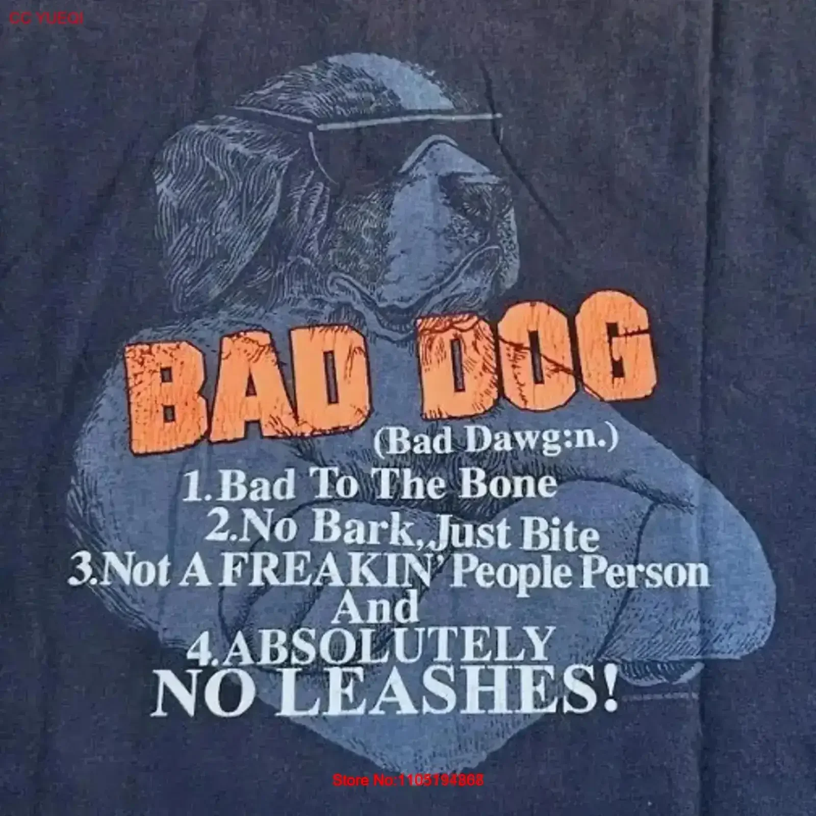 Vintage Y2K Big Dogs Bad Dog T Shirt 2XL Navy Washed streetwear Slightly Casual Stylish Soft Versatile vintage Washed fashion
Vintage Y2K Big Dogs Bad Dog T Shirt 2XL Navy Washed streetwear Slightly Casual Stylish Soft Versatile vintage Washed fashion