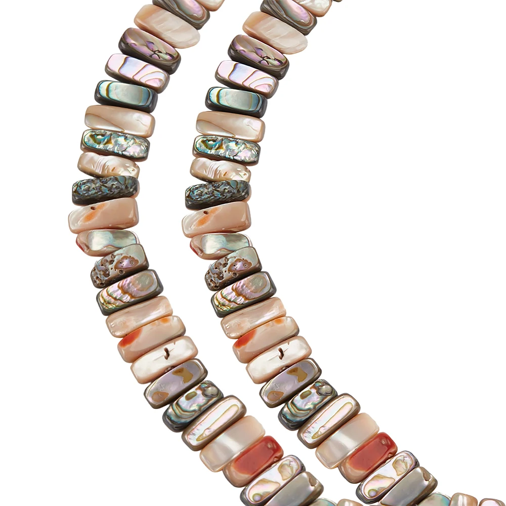 1 Strand Natural Paua Shell Beads Strands Rectangle Colorful 15~21x5~8x4~6mm Hole: 0.5mm about 59pcs/strand 15.75''(40cm)
1 Strand Natural Paua Shell Beads Strands Rectangle Colorful 15~21x5~8x4~6mm Hole: 0.5mm about 59pcs/strand 15.75''(40cm)