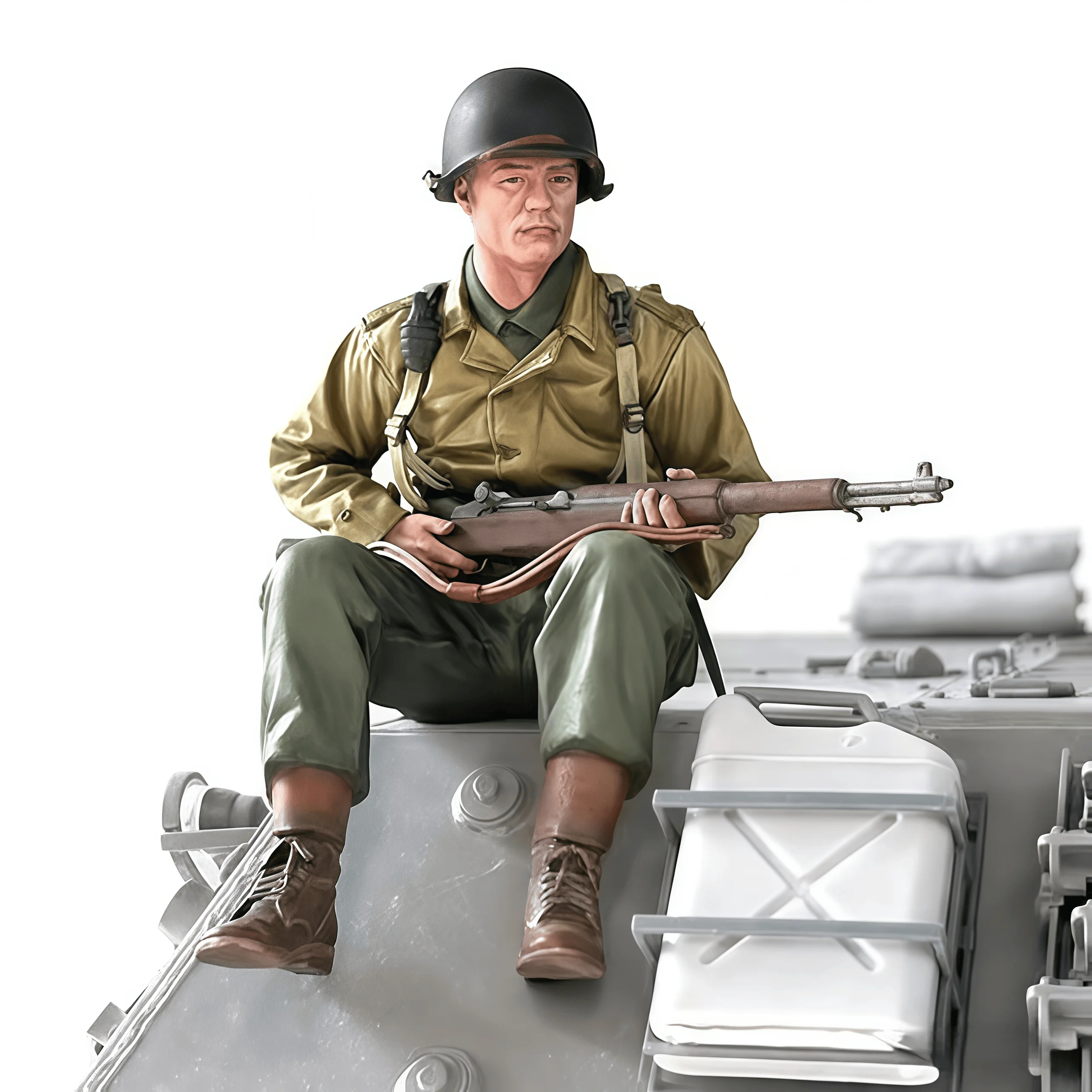 Набор моделей из смолы 1/16 GK, солдат члена танка, неокрашенный
Набор моделей из смолы 1/16 GK, солдат члена танка, неокрашенный