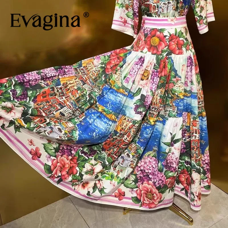 Evagina Fashion Design Женская пляжная полуюбка из поплина с принтом Праздничная универсальная красочная большая распашная длинная юбка с высокой талией
Evagina Fashion Design Женская пляжная полуюбка из поплина с принтом Праздничная универсальная красочная большая распашная длинная юбка с высокой талией