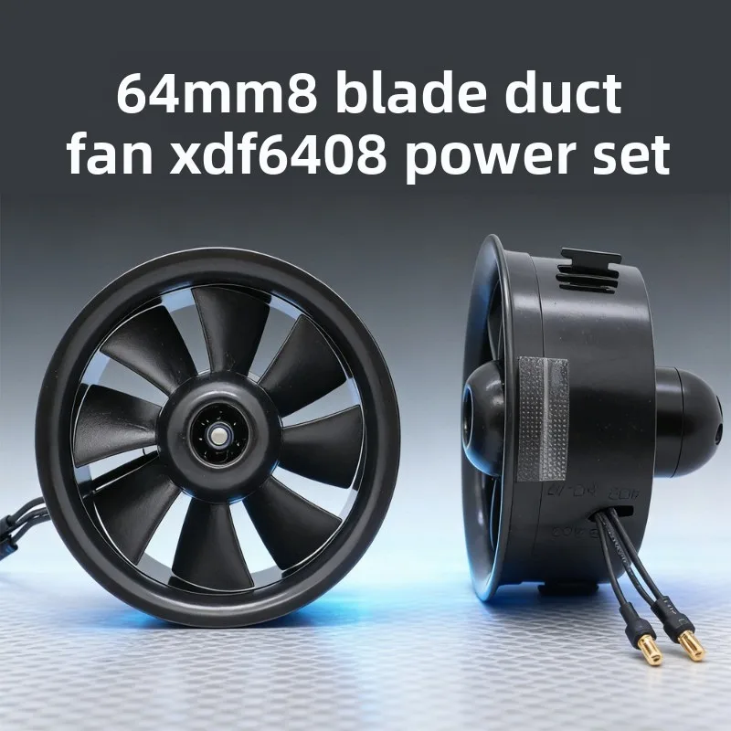 64mm 8Blades EDF CCW with Motor 3S 4S Ducted Fan 50 ESC for RC Jet Plane & Helicopter High Thrust Power System DIY Parts
64mm 8Blades EDF CCW with Motor 3S 4S Ducted Fan 50 ESC for RC Jet Plane & Helicopter High Thrust Power System DIY Parts