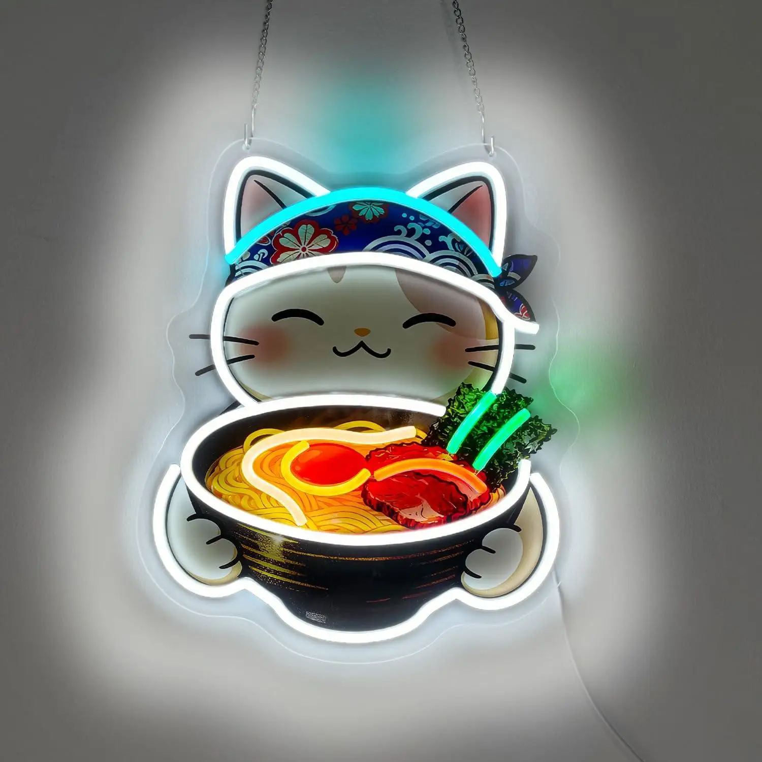 Japanese Cat Ramen Neon Sign Noodles Led Neon Signs for Noddles Resturant Business Kitchen Dining Store Home Business Led Signs
Japanese Cat Ramen Neon Sign Noodles Led Neon Signs for Noddles Resturant Business Kitchen Dining Store Home Business Led Signs