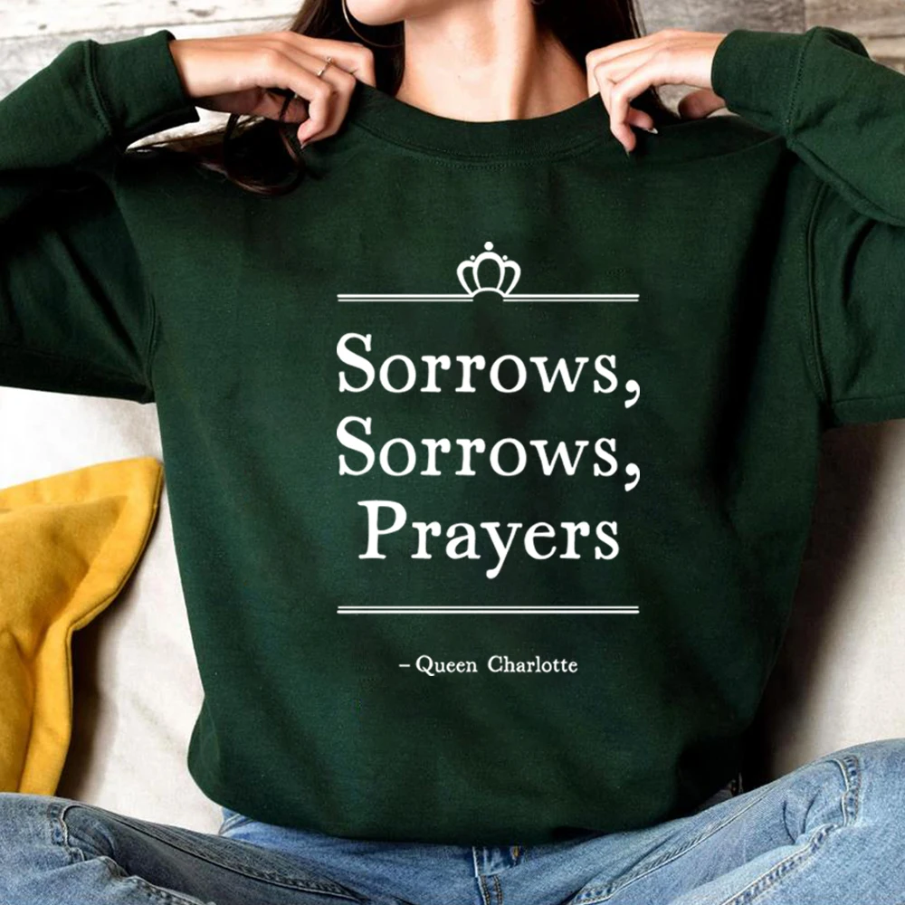 Толстовка Sorrows, Sorrows, Prayers Толстовка с капюшоном Queen Charlotte Сильная девушка Феминистская рубашка Spill The Tea Society Бумажные толстовки
Толстовка Sorrows, Sorrows, Prayers Толстовка с капюшоном Queen Charlotte Сильная девушка Феминистская рубашка Spill The Tea Society Бумажные толстовки