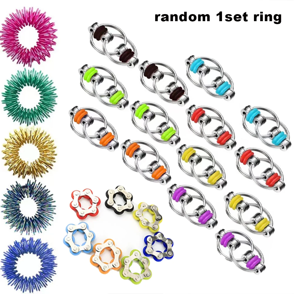 Creative Bike Chain Fidget Toys Set Six Roller Chain Key Flippy Mini Spring Party Wedding Gift Anxiety Relief Autism Toy Funny
Creative Bike Chain Fidget Toys Set Six Roller Chain Key Flippy Mini Spring Party Wedding Gift Anxiety Relief Autism Toy Funny