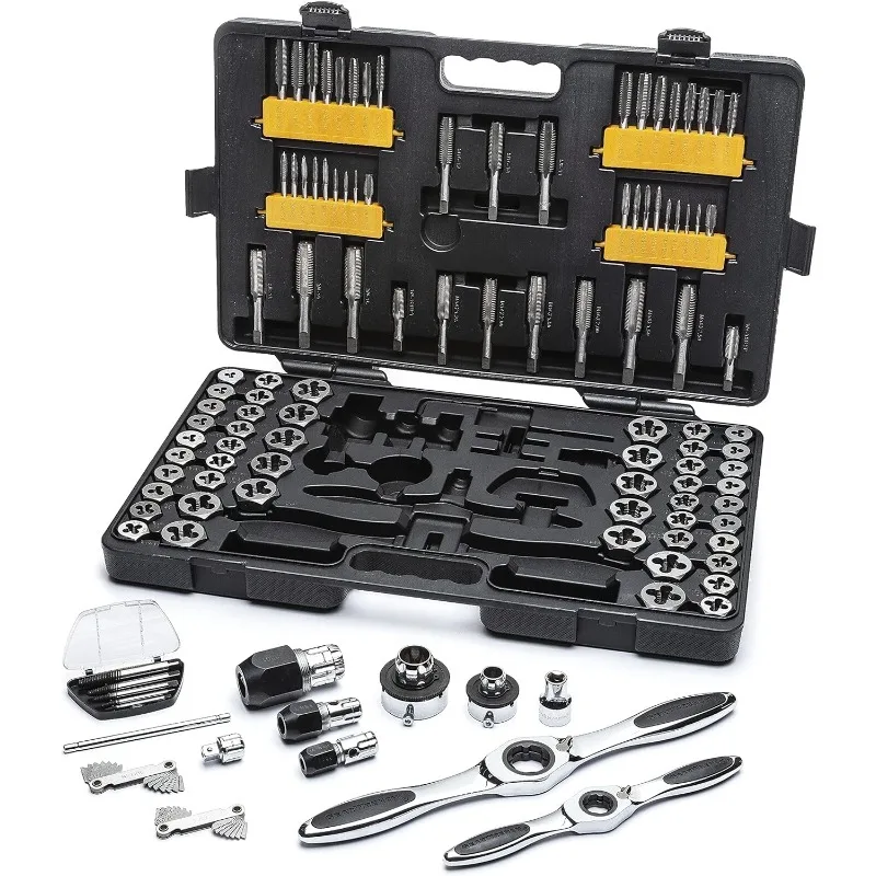 Набор для нарезания резьбы GEARWRENCH, 114 предметов, с трещоткой | SAE и метрическая система | 82812
Набор для нарезания резьбы GEARWRENCH, 114 предметов, с трещоткой | SAE и метрическая система | 82812