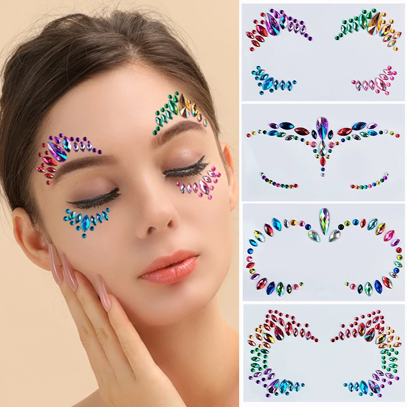 3D Sexy Face Tattoo Stickers Glitter Temporary Tattoos Music Festival Trendy Shiny Acrylic Crystal Sticker DIY Eyes Gems Sticker
3D Sexy Face Tattoo Stickers Glitter Temporary Tattoos Music Festival Trendy Shiny Acrylic Crystal Sticker DIY Eyes Gems Sticker